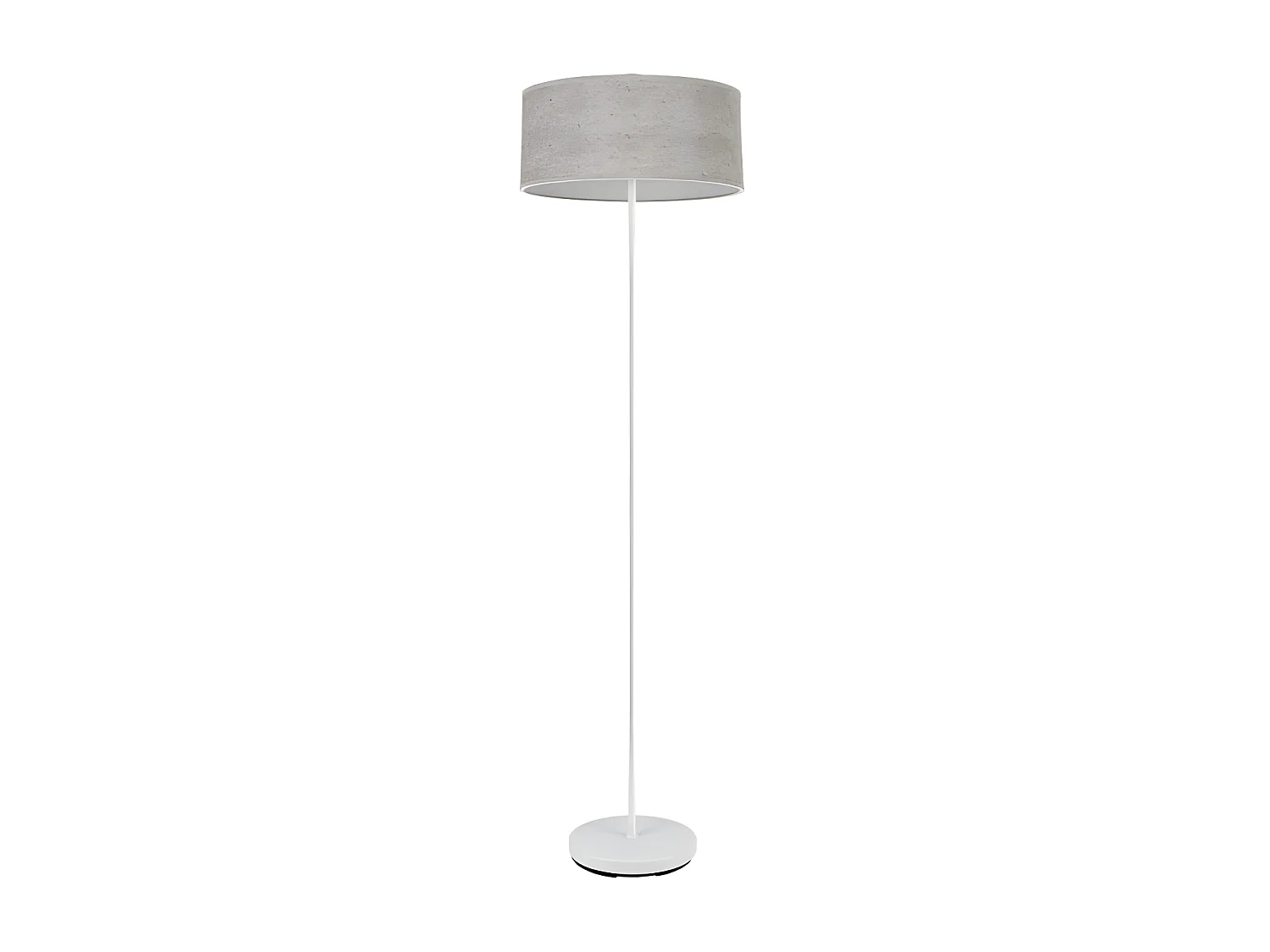 Foot Salon Metal White MODEL JERTE schermo cemento Grigio FABRILAMP