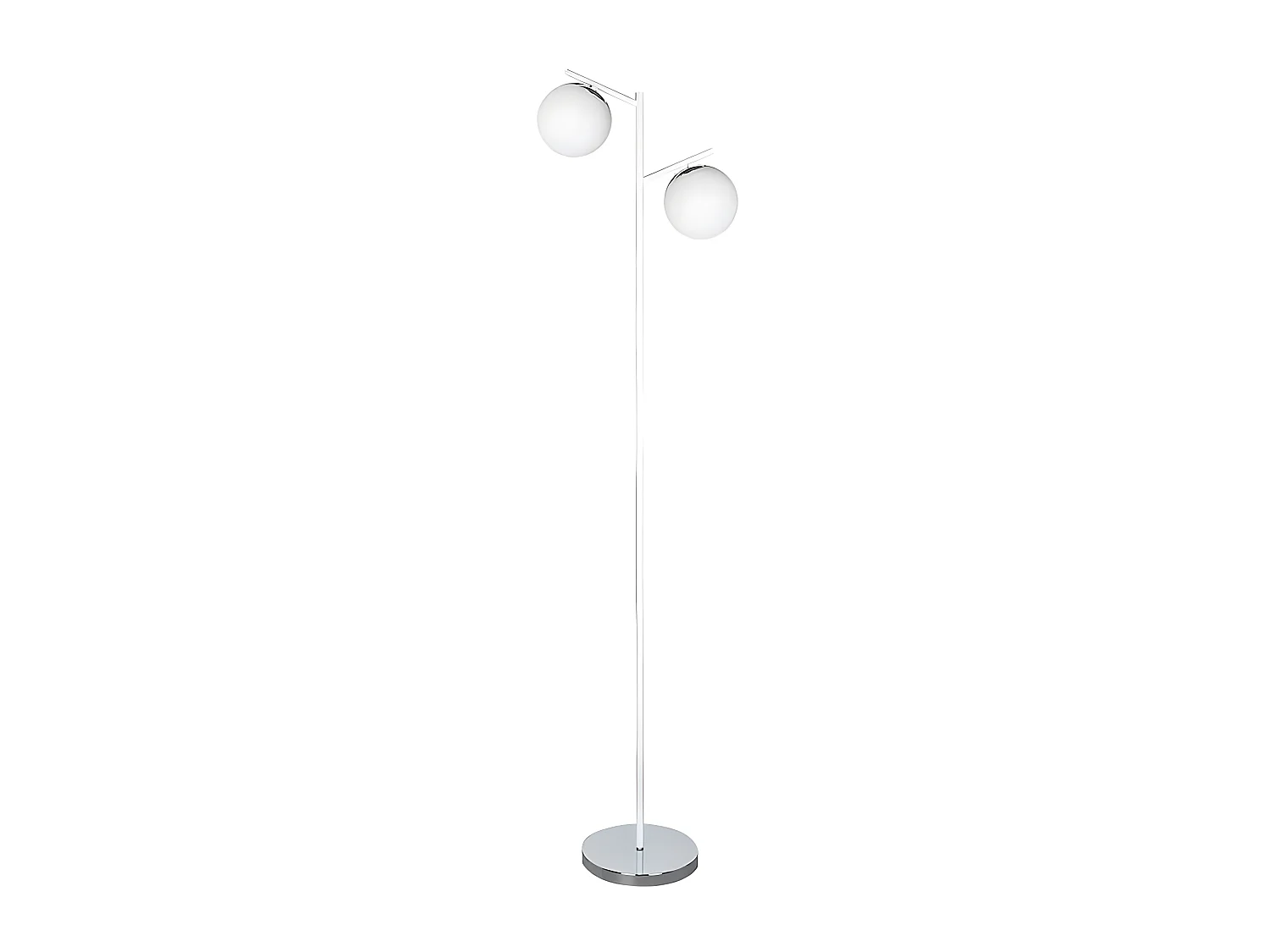Blanc Salon Pied modèle HAVANA 2 FABRILAMP lumières