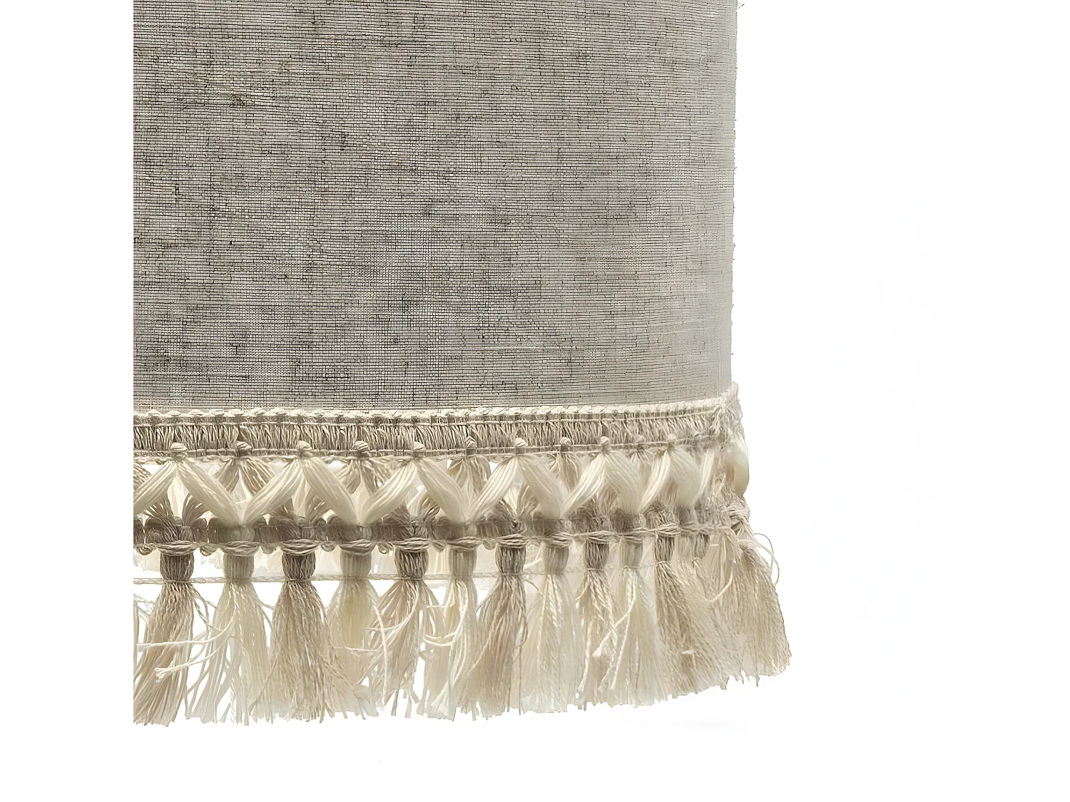 VERA Series Salon PIE en cuir/beige FABRILAMP