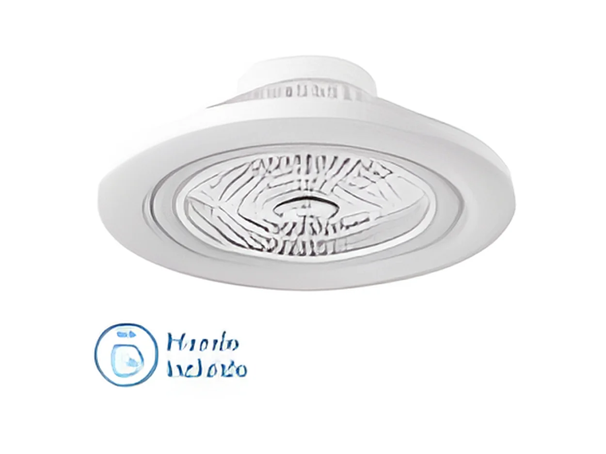 Ventilador Dc Mato Blanco Led Dimable Control Remoto