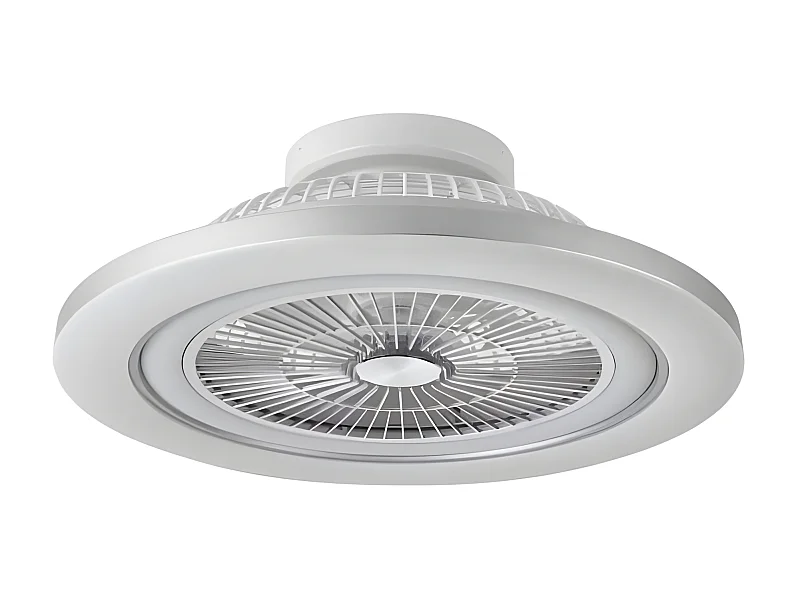 MATO DC ventilateur nickel led télécommande dimmable Fabrilamp