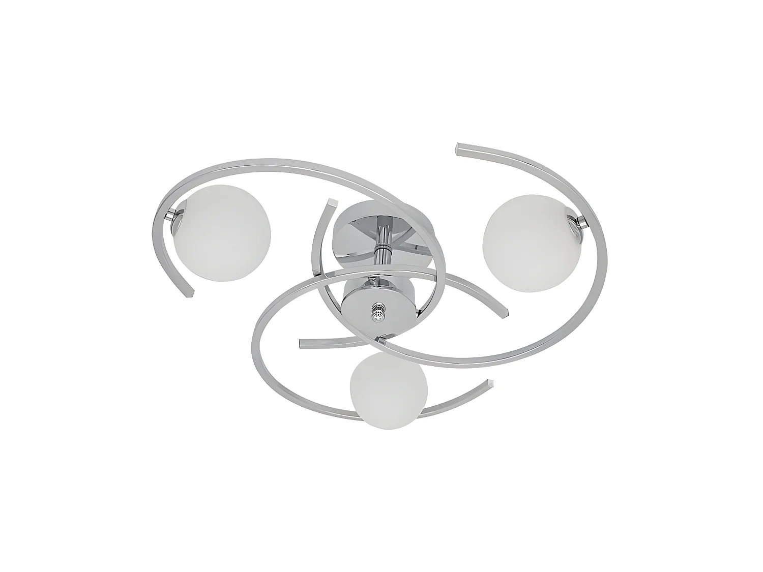 Plafondd de 3 LIGHTS modèle Conil couleur Chrome FABRILAMP