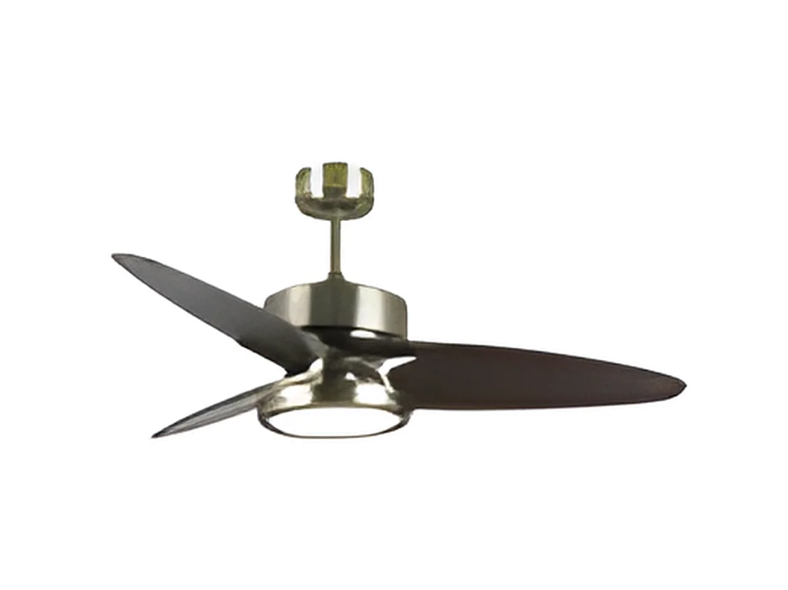 Ventilatore in pelle DC CROSS led telecomando e timer Fabrilamp