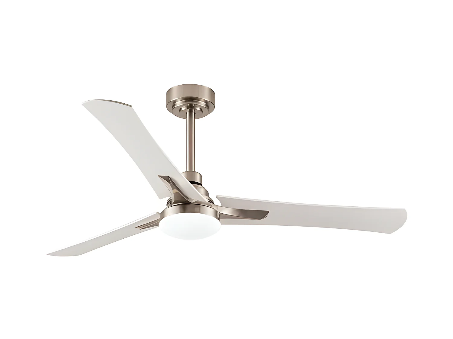 Fan DC CORO nickel led con temporizzatore di spegnimento Fabrilamp