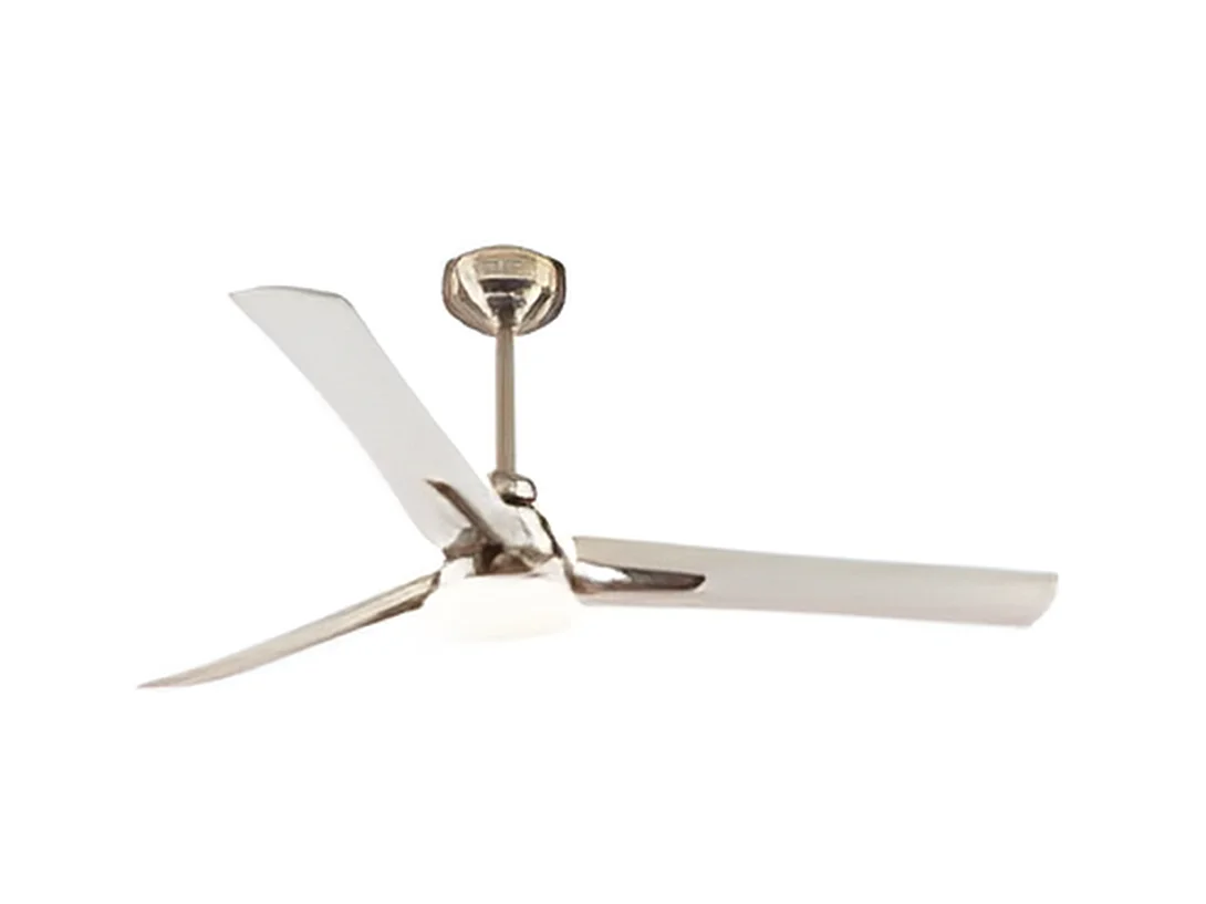 Fan DC CORO nickel led con temporizzatore di spegnimento Fabrilamp