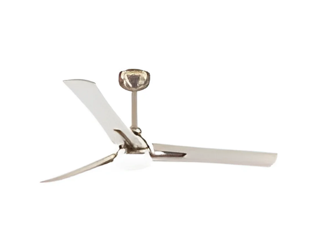 Fan DC CORO nickel led con temporizzatore di spegnimento Fabrilamp