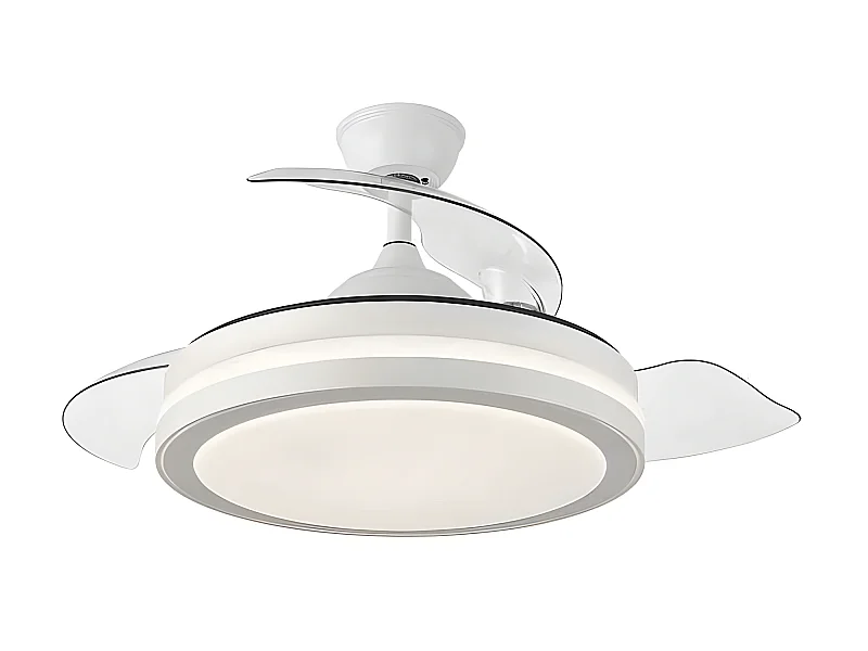 Ventilador Dc Esparta S Blanco Led Cct Con Memoria De Color