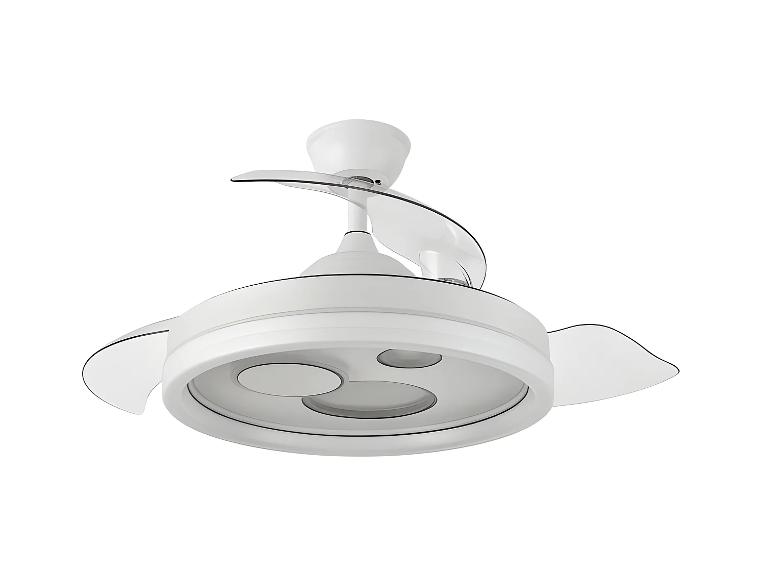 Ventilador Dc Turia Blanco Led 72w 3 Temperaturas