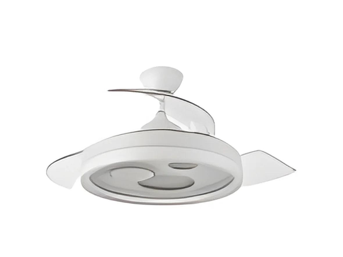 Ventilador Dc Turia Blanco Led 72w 3 Temperaturas