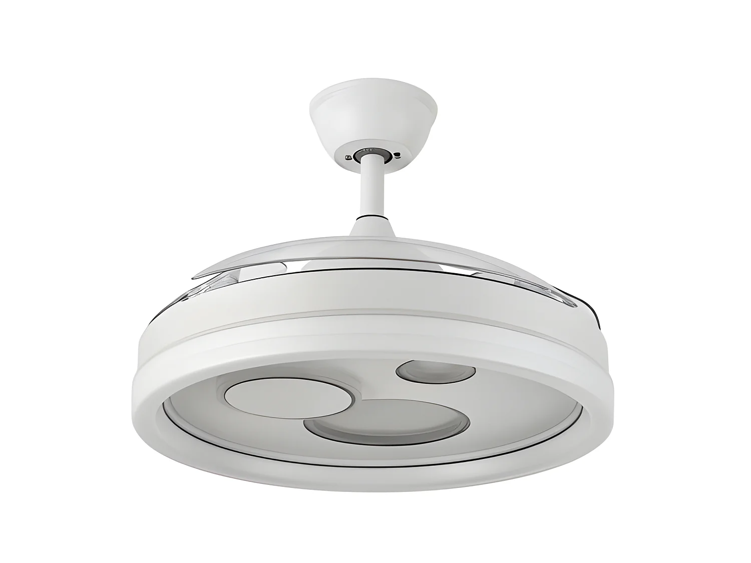 Ventilador Dc Turia Blanco Led 72w 3 Temperaturas