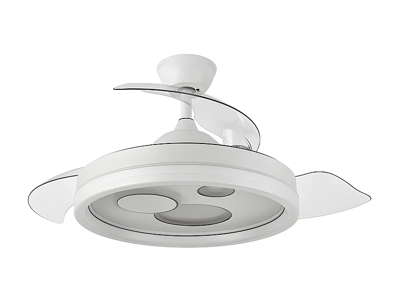 Ventilateur DC TURIA led blanc 72w 3 températures Fabrilamp