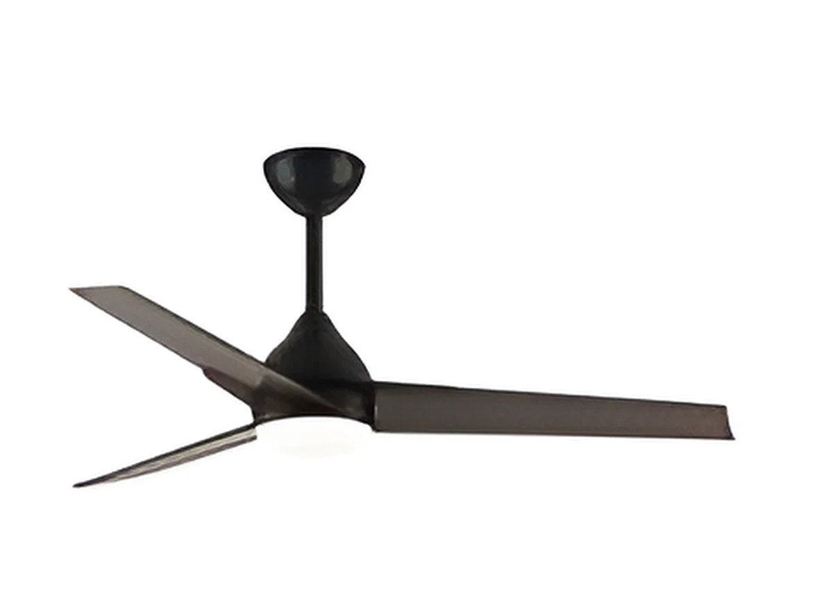 Ventilateur DC ARGESTE marron Led 22w avec 3 températures et mémoire Fabrilamp