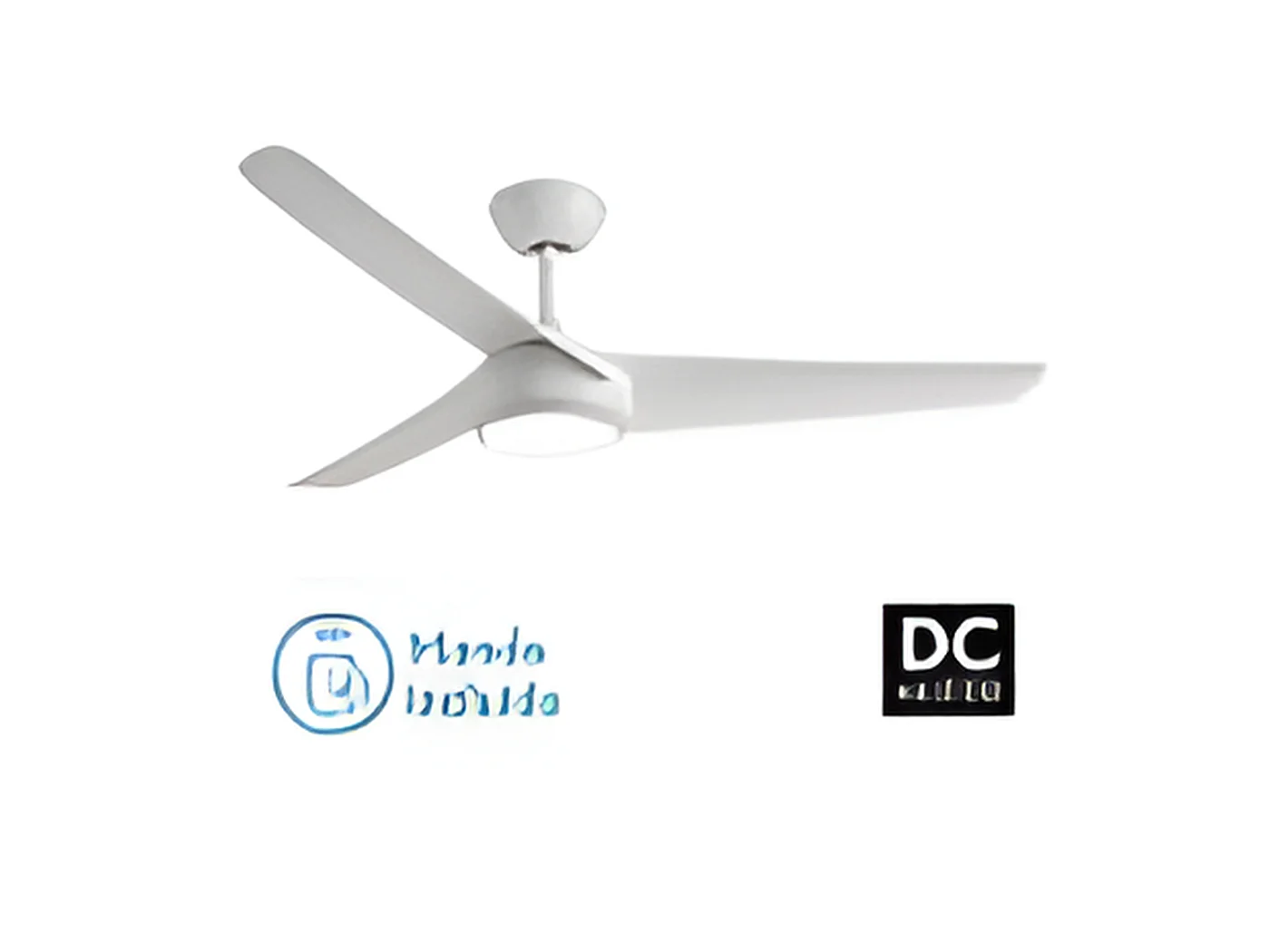 Fan DC PATRAS LED bianco con memoria a colori Fabrilamp