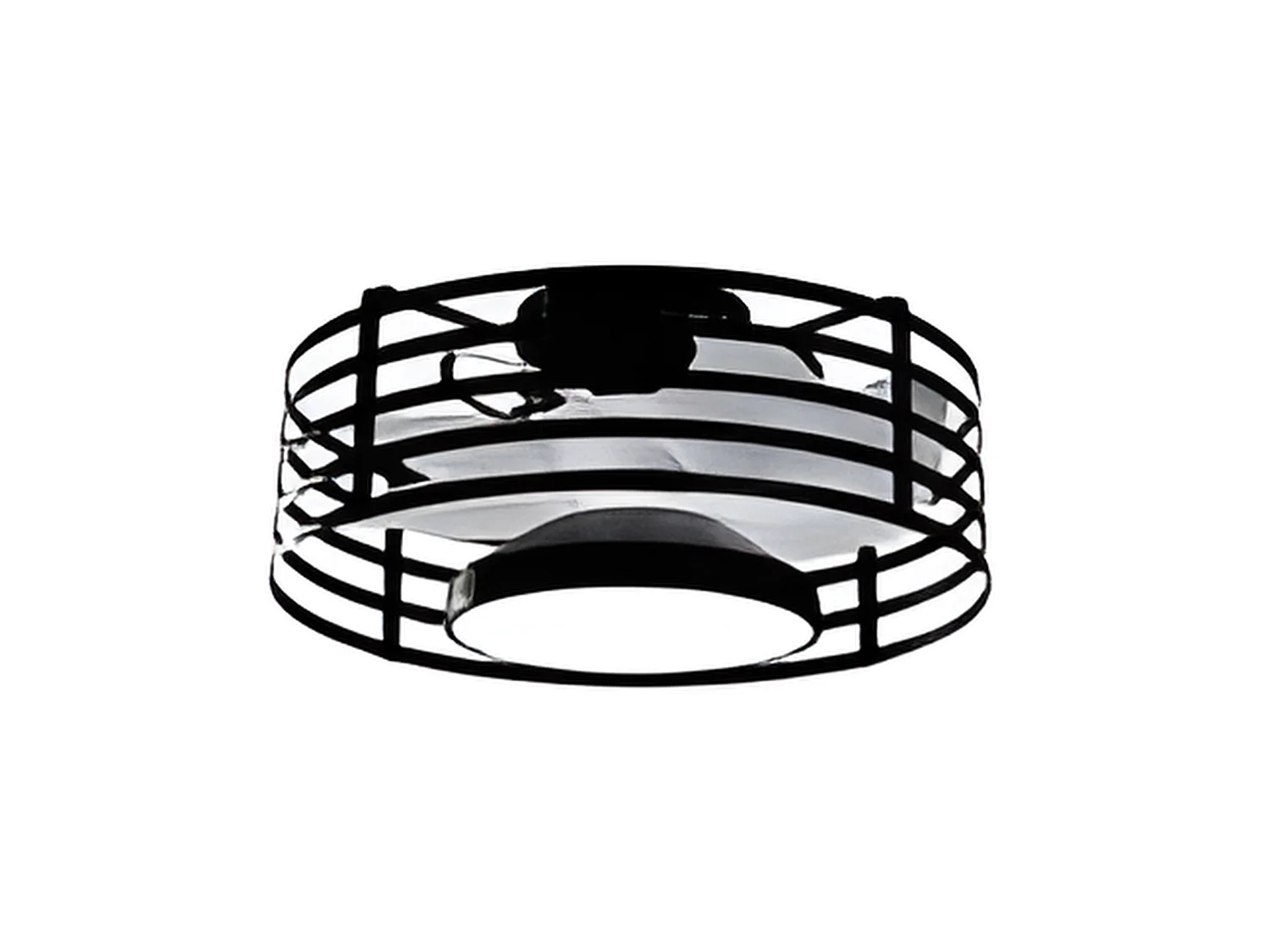 Ventilateur DC XALOC led noir 22w avec mémoire de couleur Fabrilamp