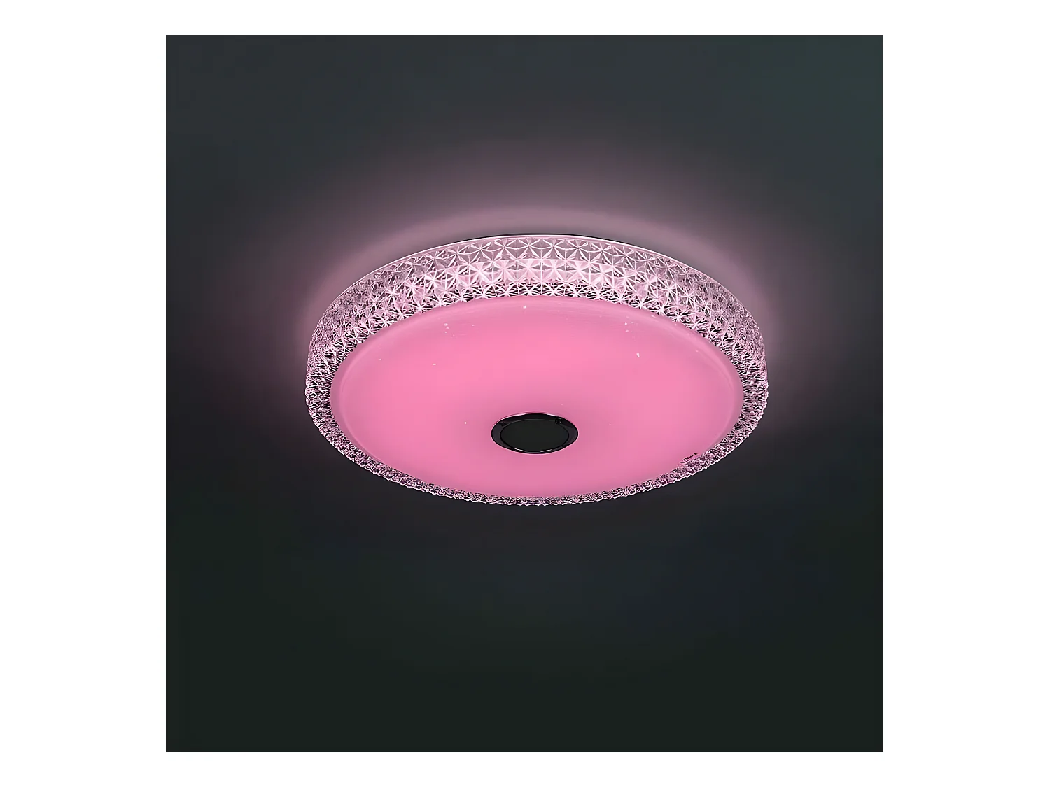 Plafond ZAID a conduit 72w avec Rgb, haut-parleur et Buetooth FABRILAMP