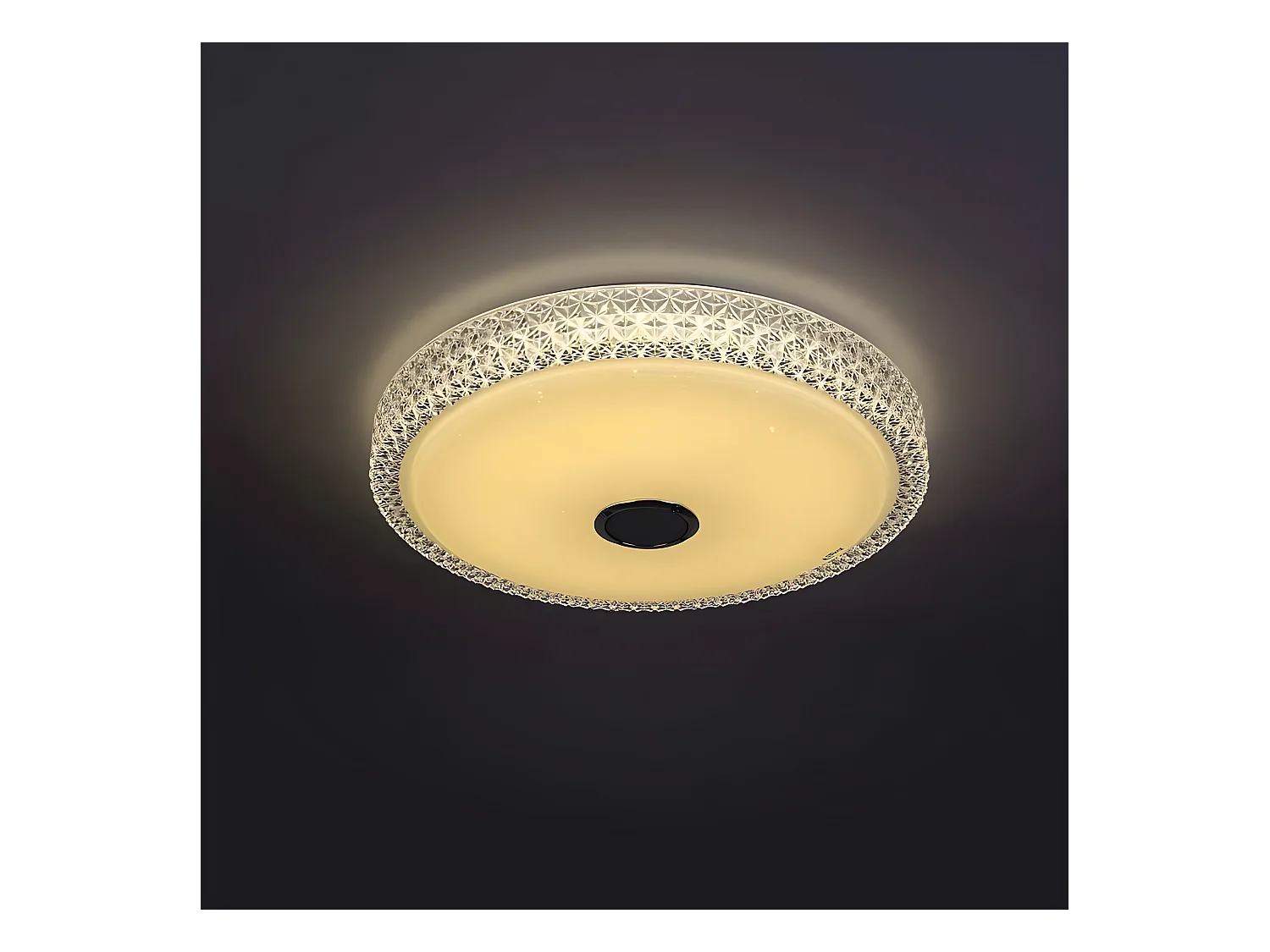 Plafond ZAID a conduit 72w avec Rgb, haut-parleur et Buetooth FABRILAMP