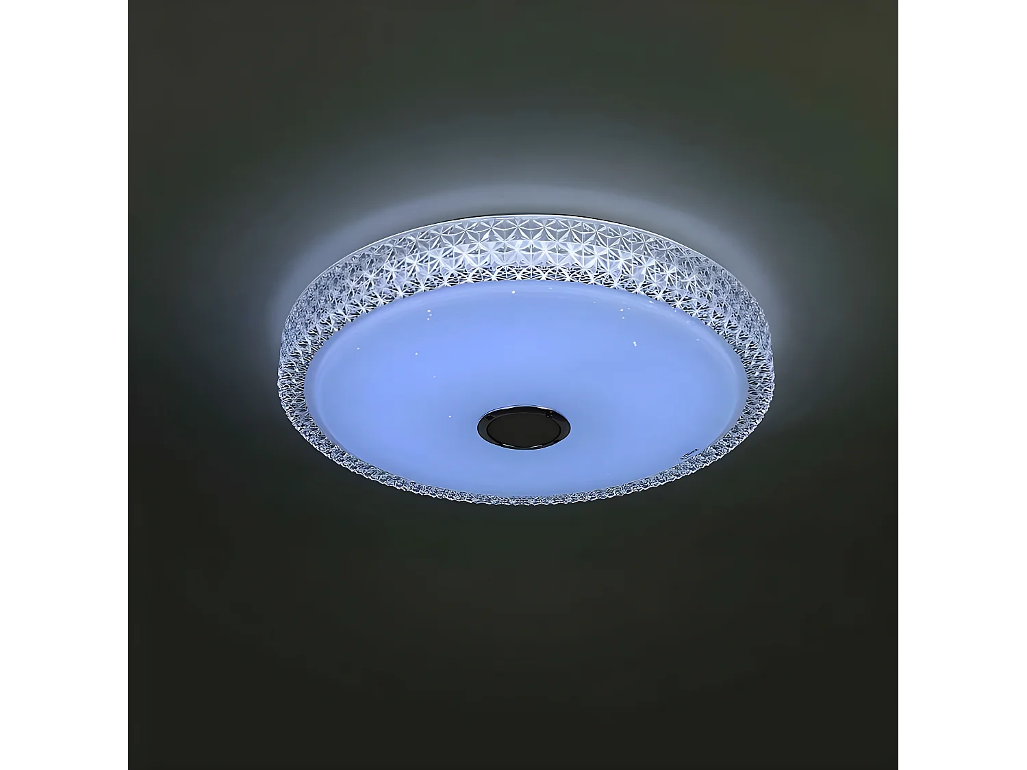 Plafond ZAID a conduit 72w avec Rgb, haut-parleur et Buetooth FABRILAMP
