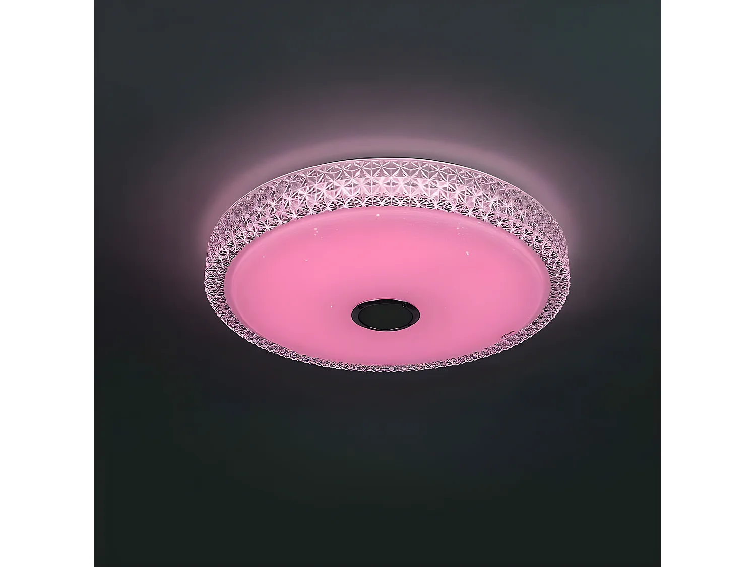 Plafond ZAID a conduit 72w avec Rgb, haut-parleur et Buetooth FABRILAMP