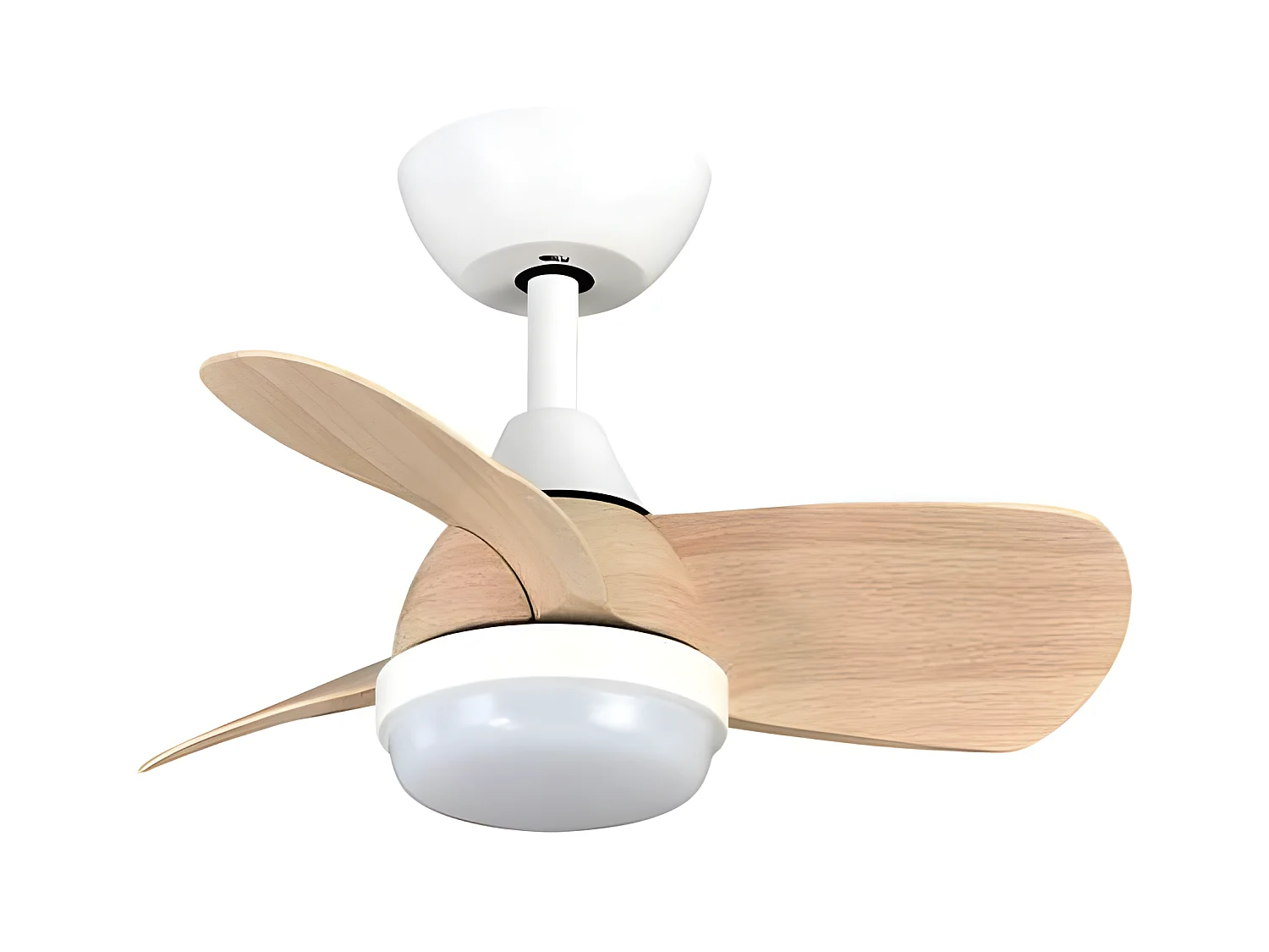 Ventilador Dc Pirdo Blanco Haya Led 24w Con 3 Temperaturas