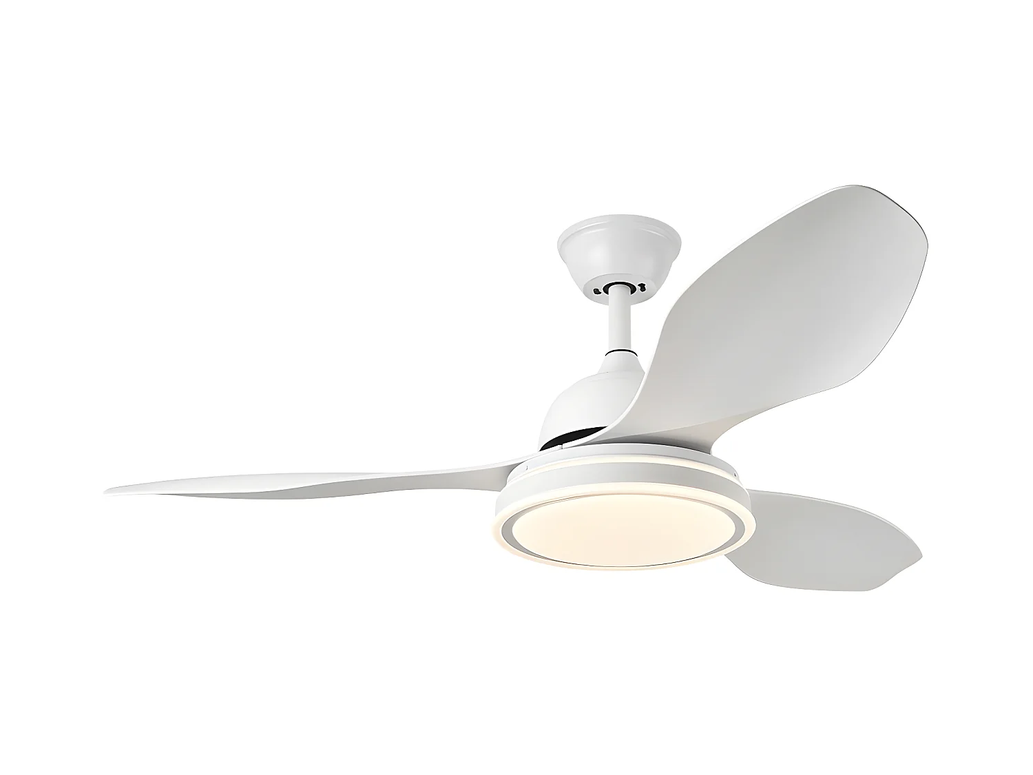 Ventilador Dc Datoo Blanco Led 48w Tres Temperaturas Regulables