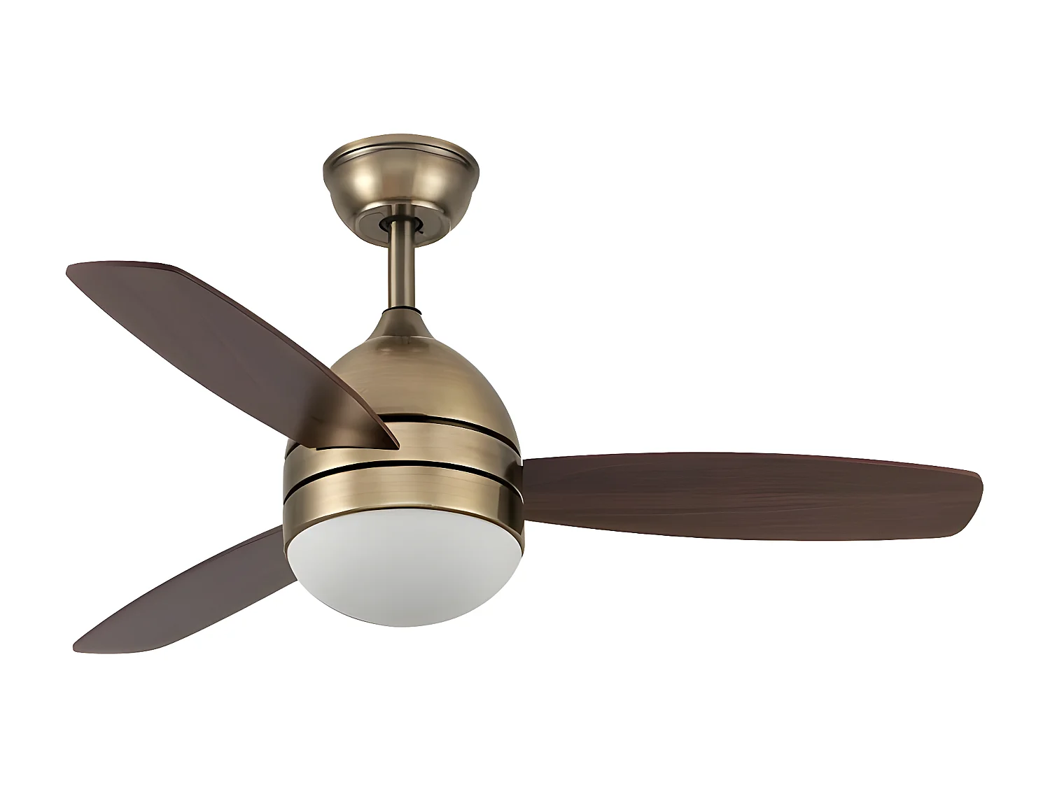 Ventilateur de plafond MAESTRAL DC réglable led cuir cct avec mémoire FABRILAMP