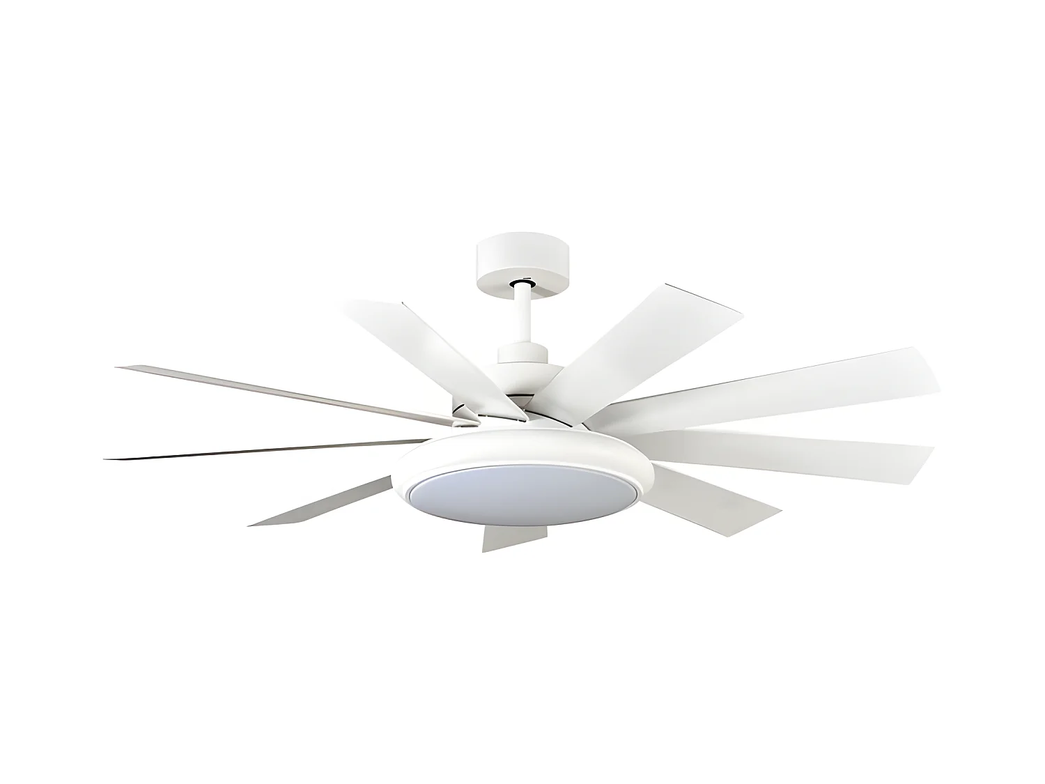 Ventilatore PIREO DC bianco 9 pale LED CCT orientabili Fabrilamp