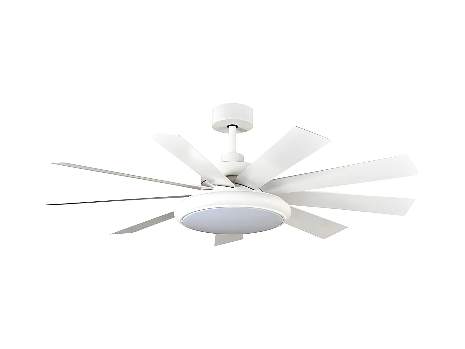 Ventilatore PIREO DC bianco 9 pale LED CCT orientabili Fabrilamp