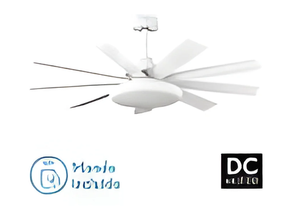 Ventilatore PIREO DC bianco 9 pale LED CCT orientabili Fabrilamp