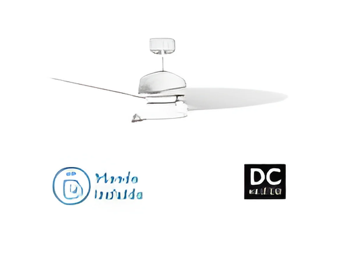 Fan DC CROSS bianco led telecomando e temporizzatore Fabrilamp
