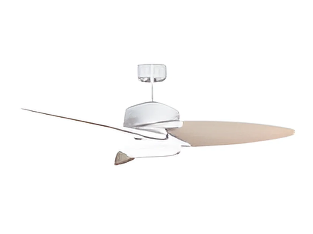 Fan DC CROSS bianco led telecomando e temporizzatore Fabrilamp