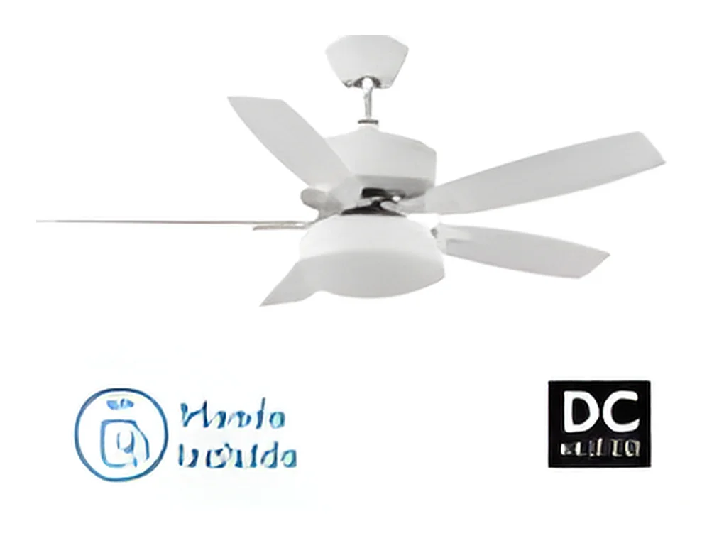 Ventilador Dc Braw Blanco Led 5 Aspas Y Control Remoto