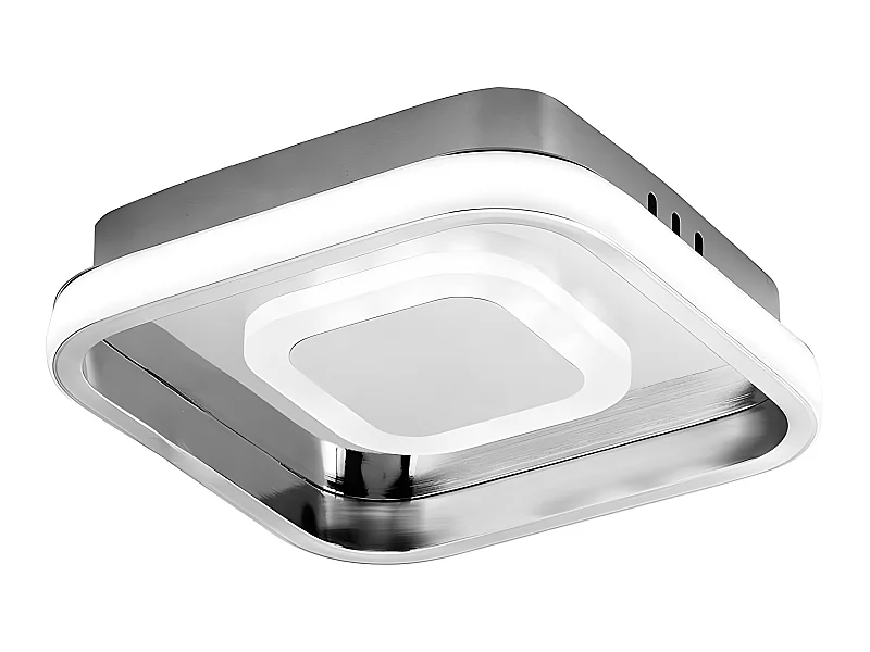 Plafon De 24w Modelo Elma C/memoria De Color De Luz En Cromo