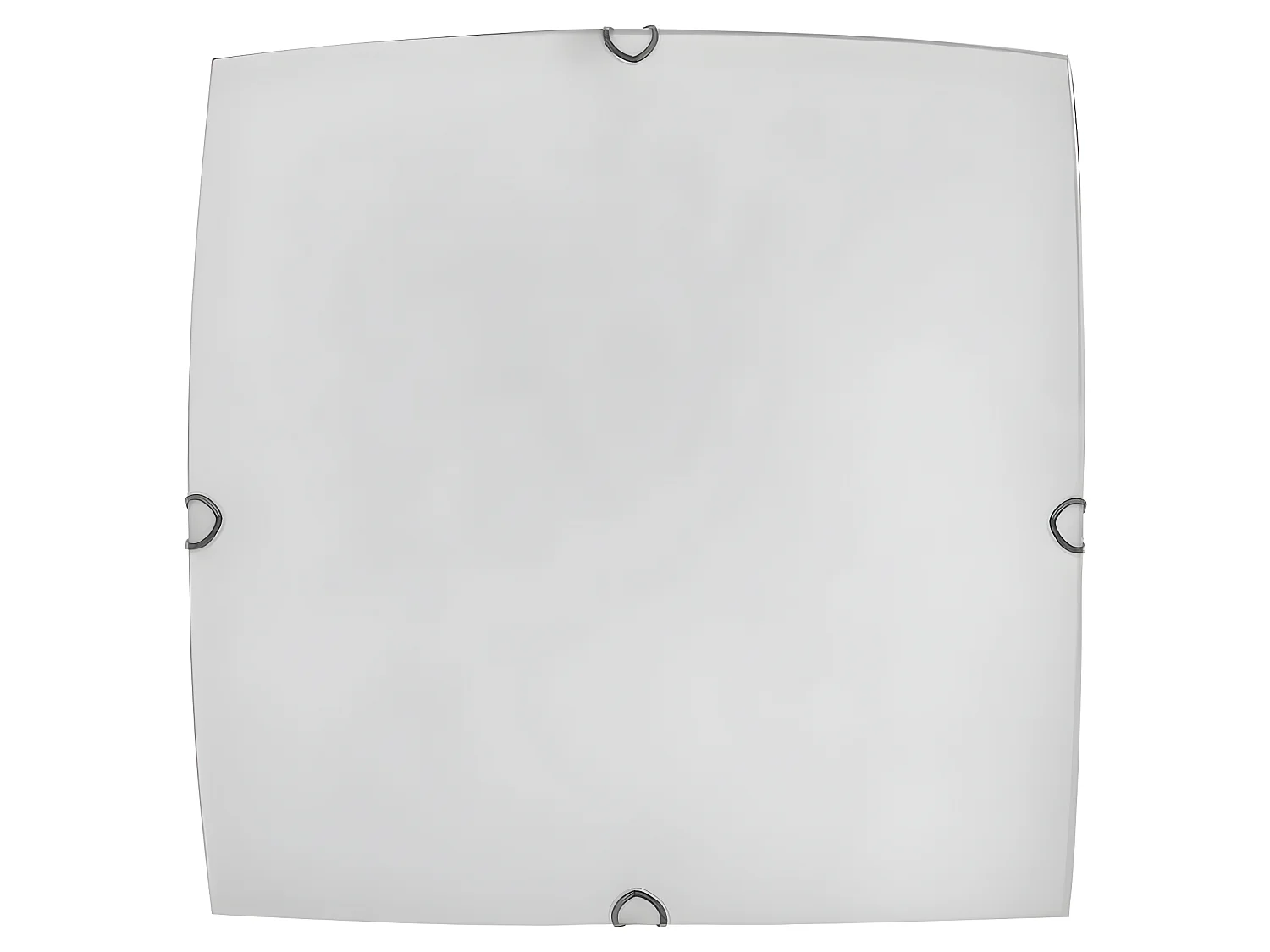 Soffitto quadrato AYLA 1 luce, bianco FABRILAMP
