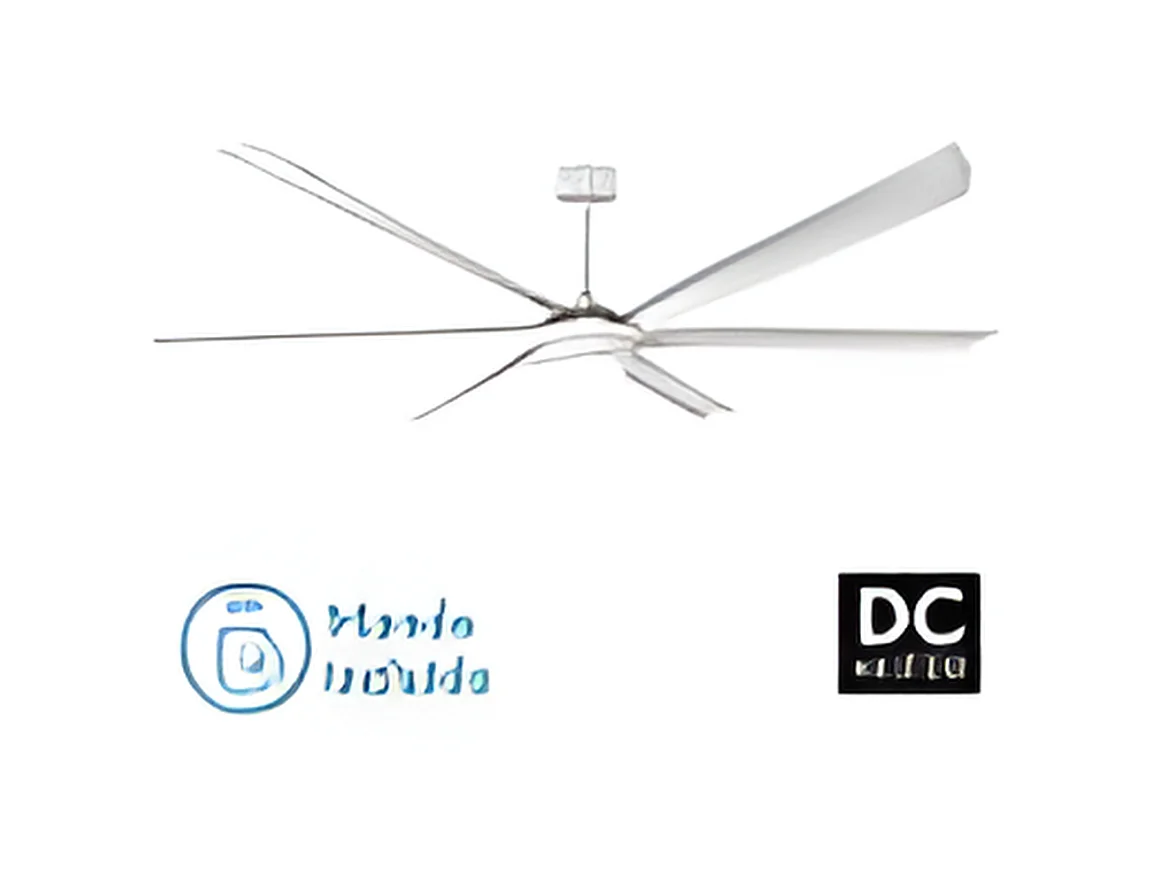 Ventilador Extragrande Dc Marea Blanco Led 3 Temperaturas
