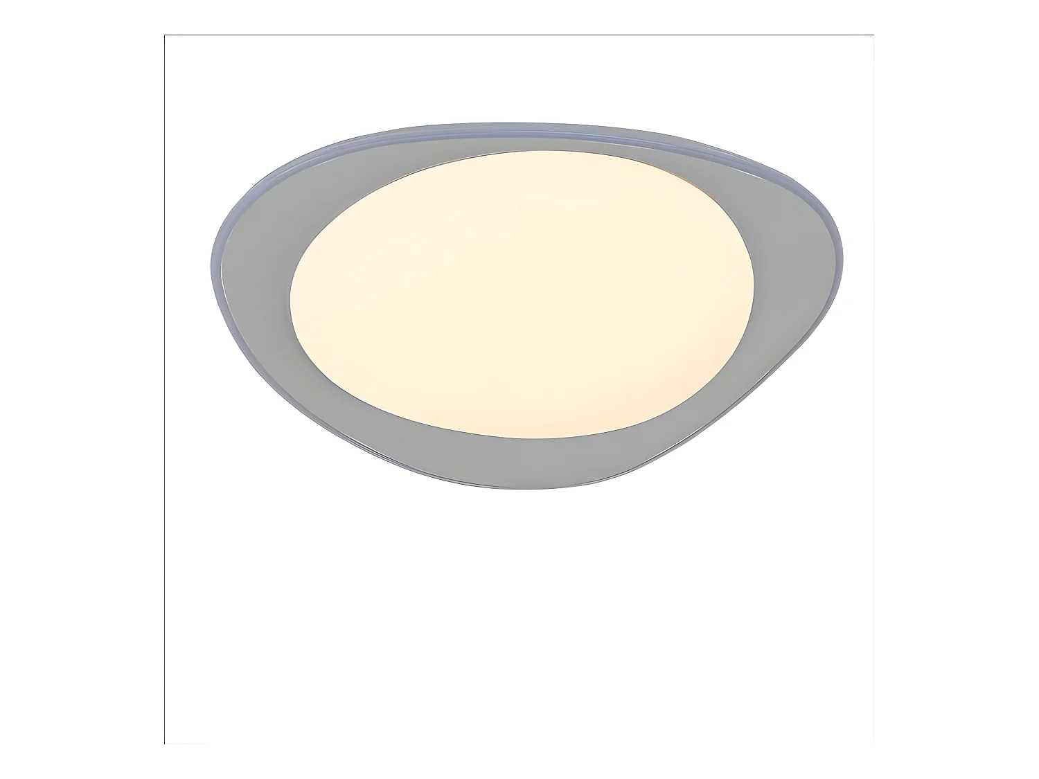 Plafondd DAIRE gris led 72w dimmable télécommande FABRILAMP