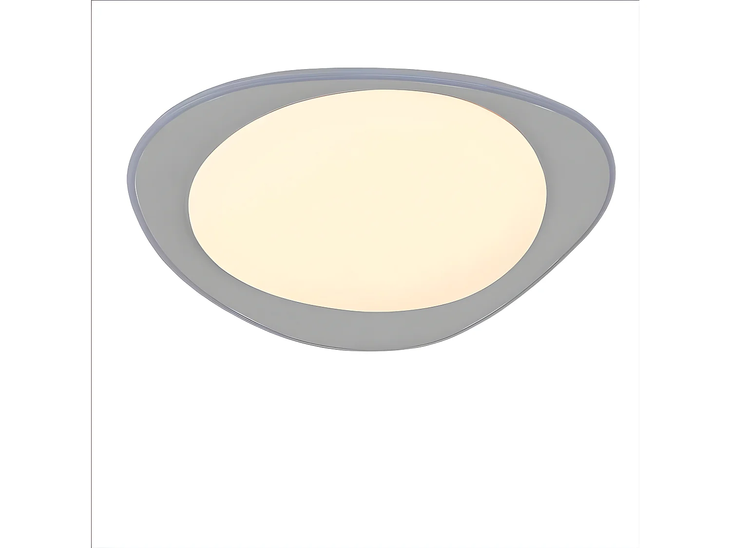 Plafondd DAIRE gris led 72w dimmable télécommande FABRILAMP