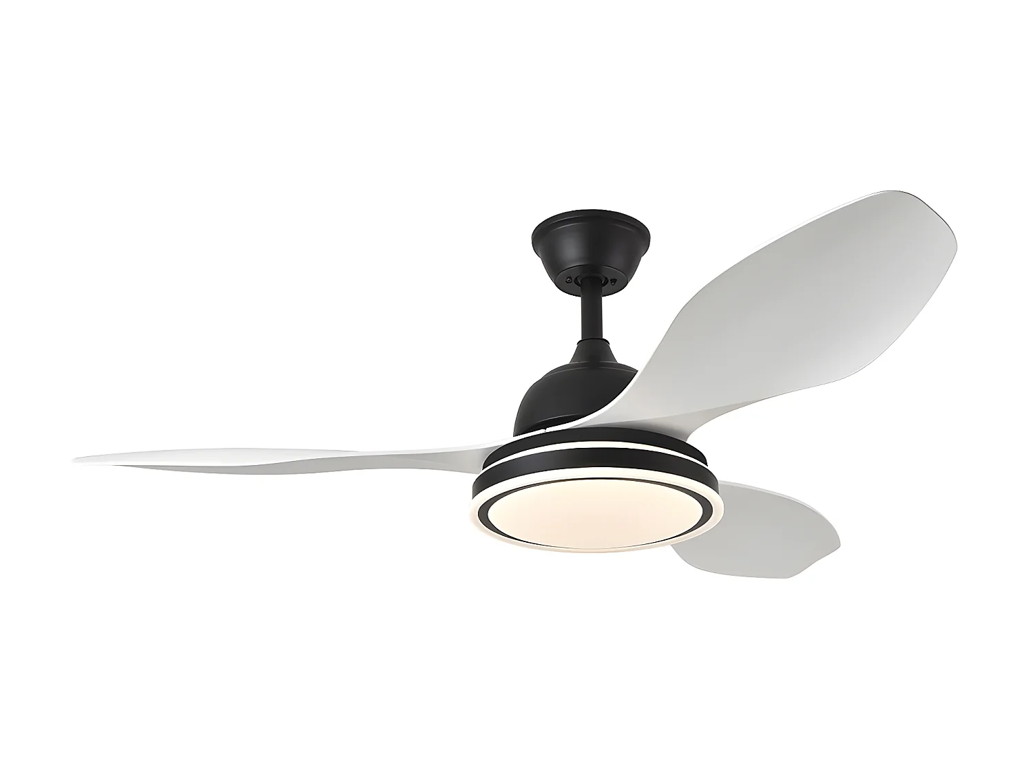 Ventilador Dc Datoo Negro Led 48w Tres Temperaturas Regulables