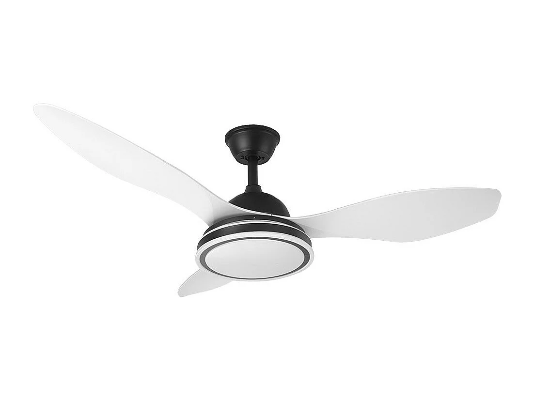 Ventilador Dc Datoo Negro Led 48w Tres Temperaturas Regulables