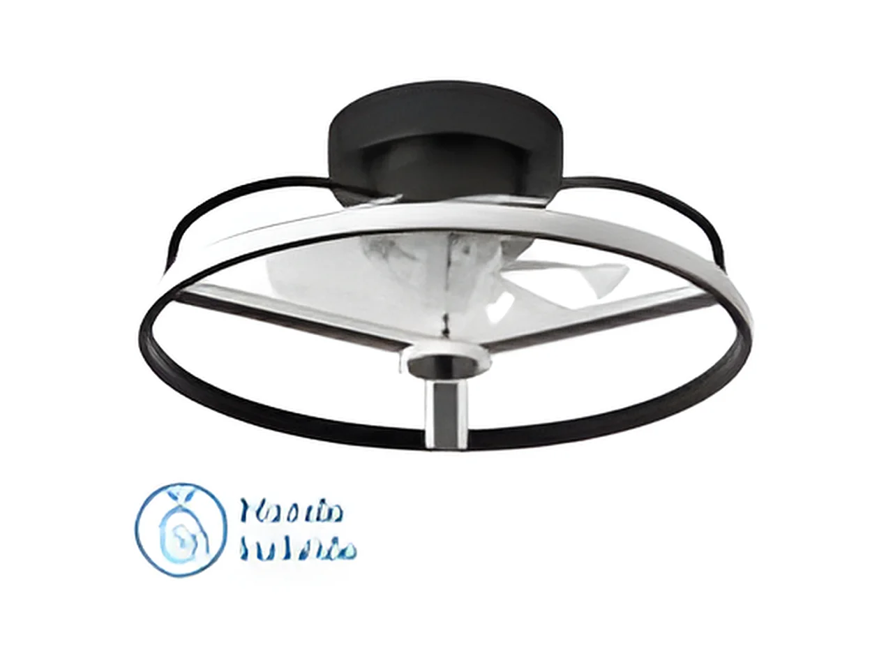 Ventilador Dc Bora Negro Led 3 Temperaturas Y Control Remoto