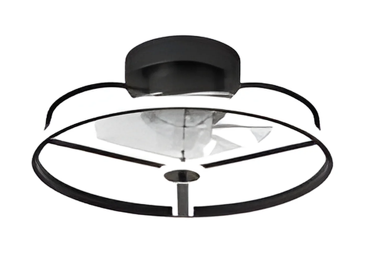 Ventilatore BORA DC Led nero 3 temperature e telecomando Fabrilamp