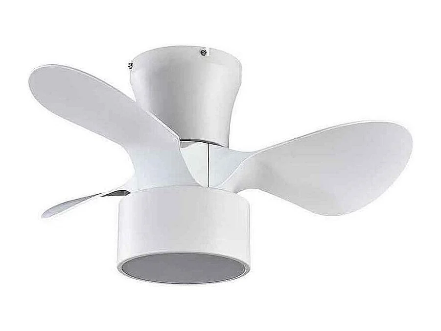 Ventilateur DC KOS led blanc 24w télécommande avec timer Fabrilamp