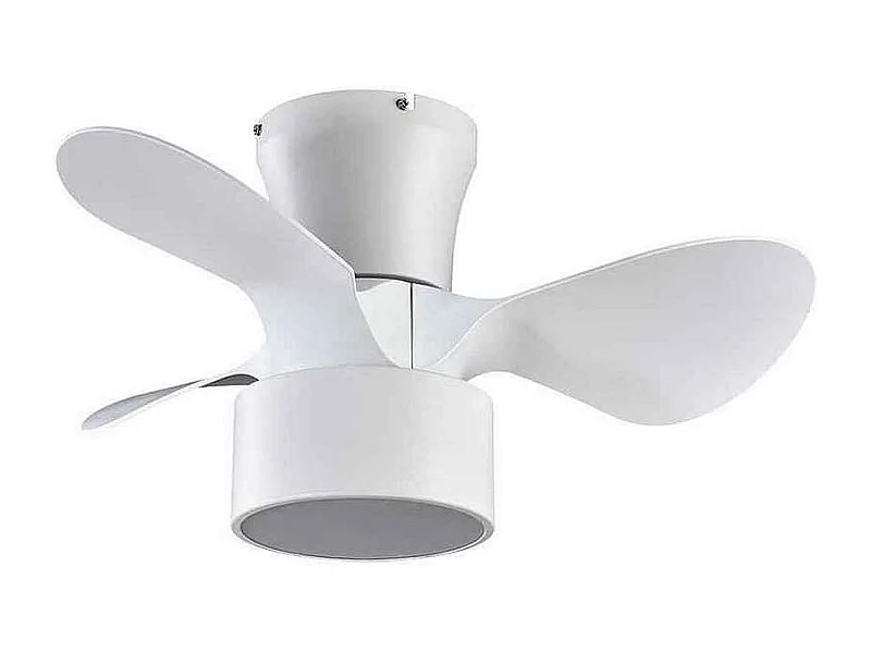 Ventilateur DC KOS led blanc 24w télécommande avec timer Fabrilamp