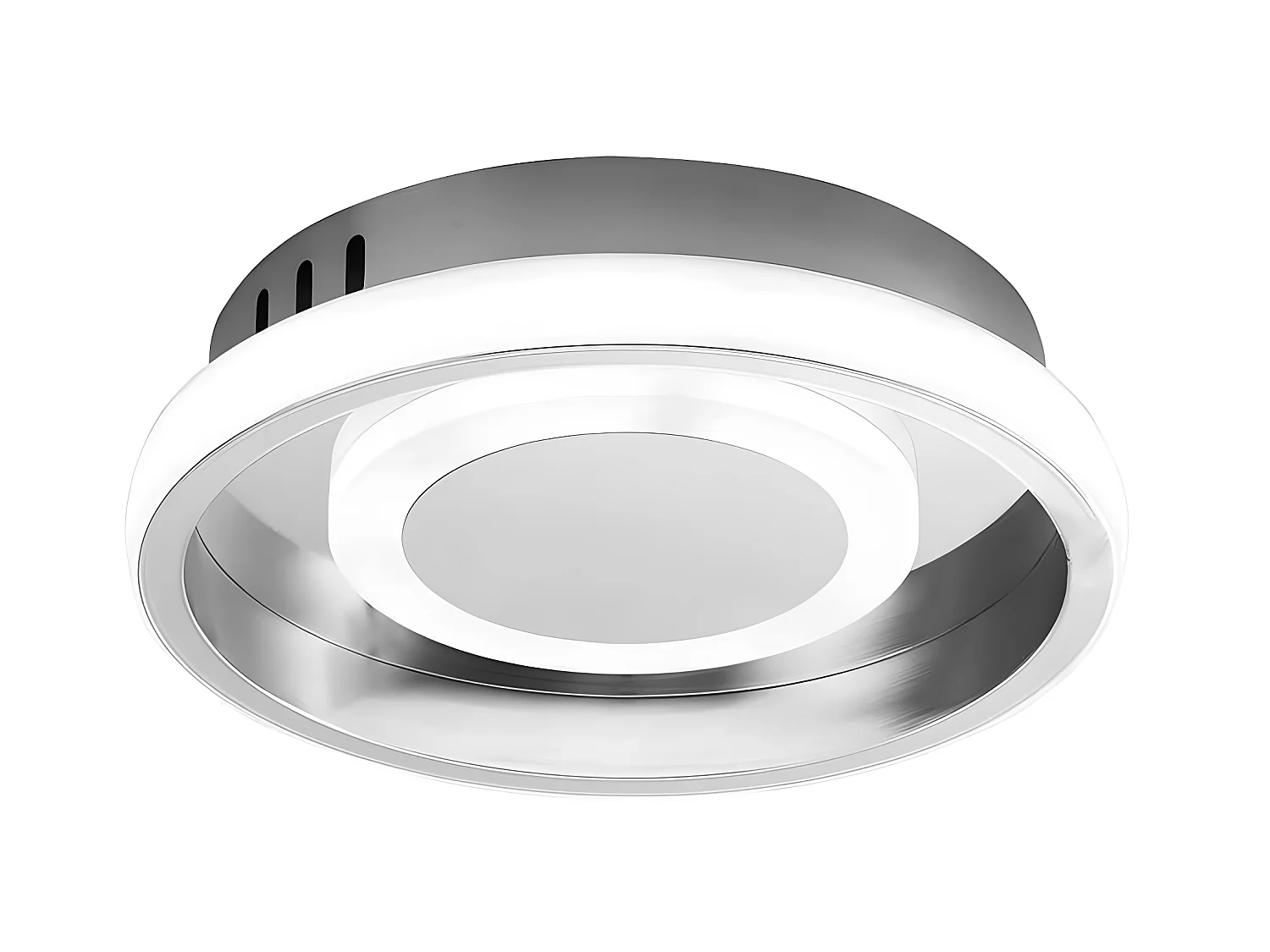 Lampe Plafond modèle Elma finition Chrome 20W FABRILAMP