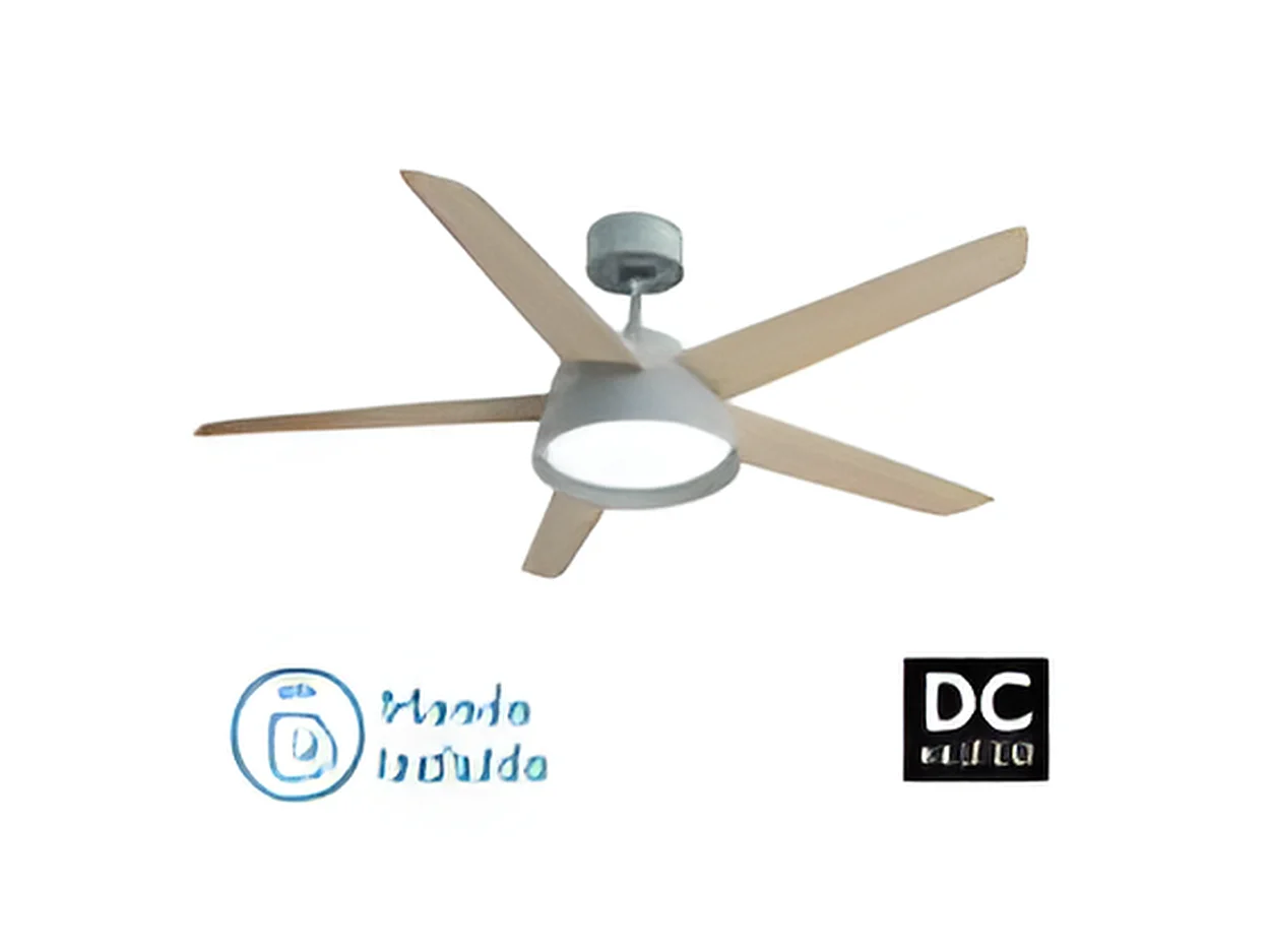 Ventilador Dc Lebeche Verde Led 3 Temperaturas Control Remoto