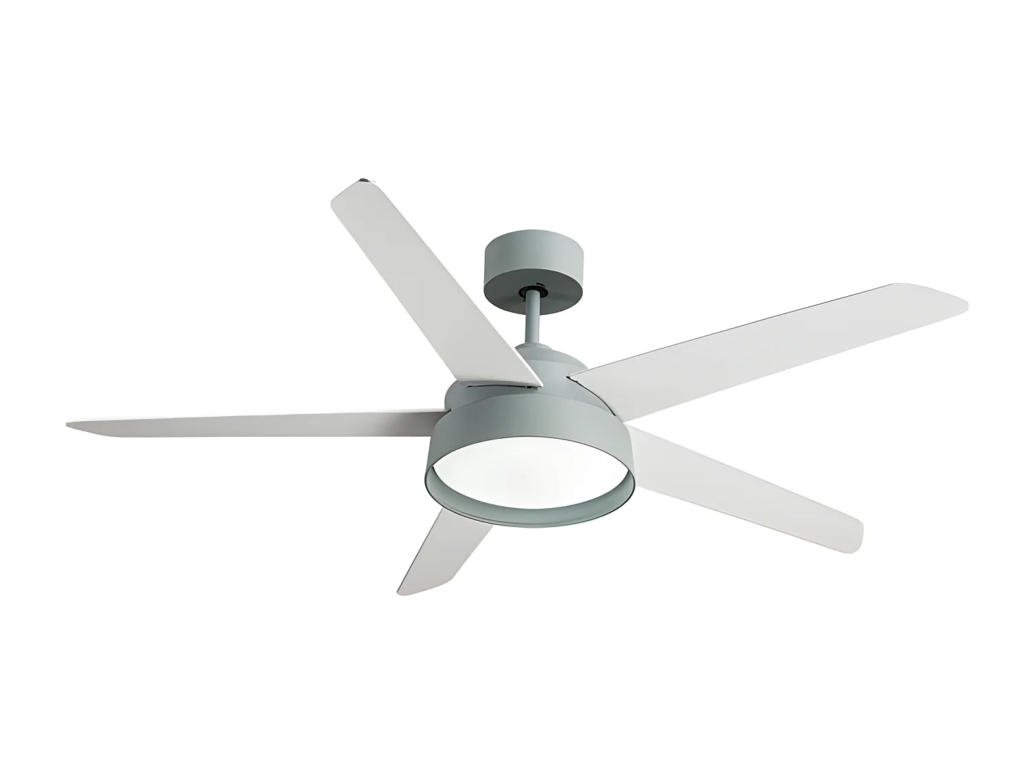 Ventilateur DC LEBECHE LED verte 3 températures télécommande Fabrilamp