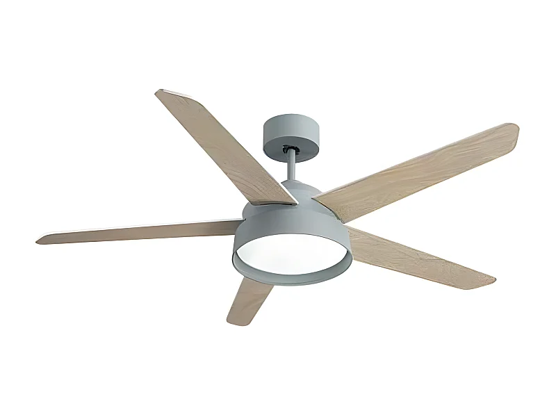 Ventilateur DC LEBECHE LED verte 3 températures télécommande Fabrilamp