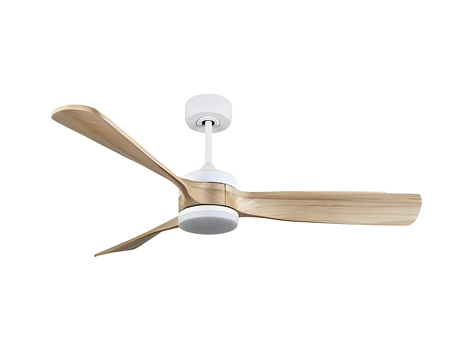 Ventilateur DC LED blanc ORIENTE 3 températures et télécommande Fabrilamp