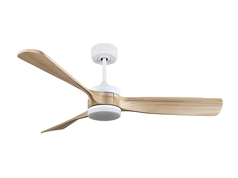 Ventilador Dc Oriente Blanco Led 3 Temperaturas Y Control Remoto