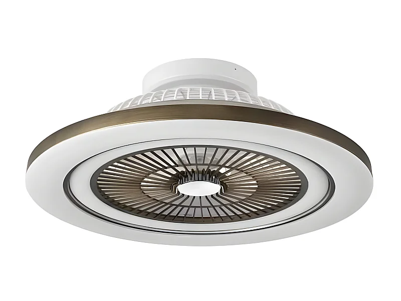 MATO DC ventilatore pelle led dimmerabile telecomando Fabrilamp