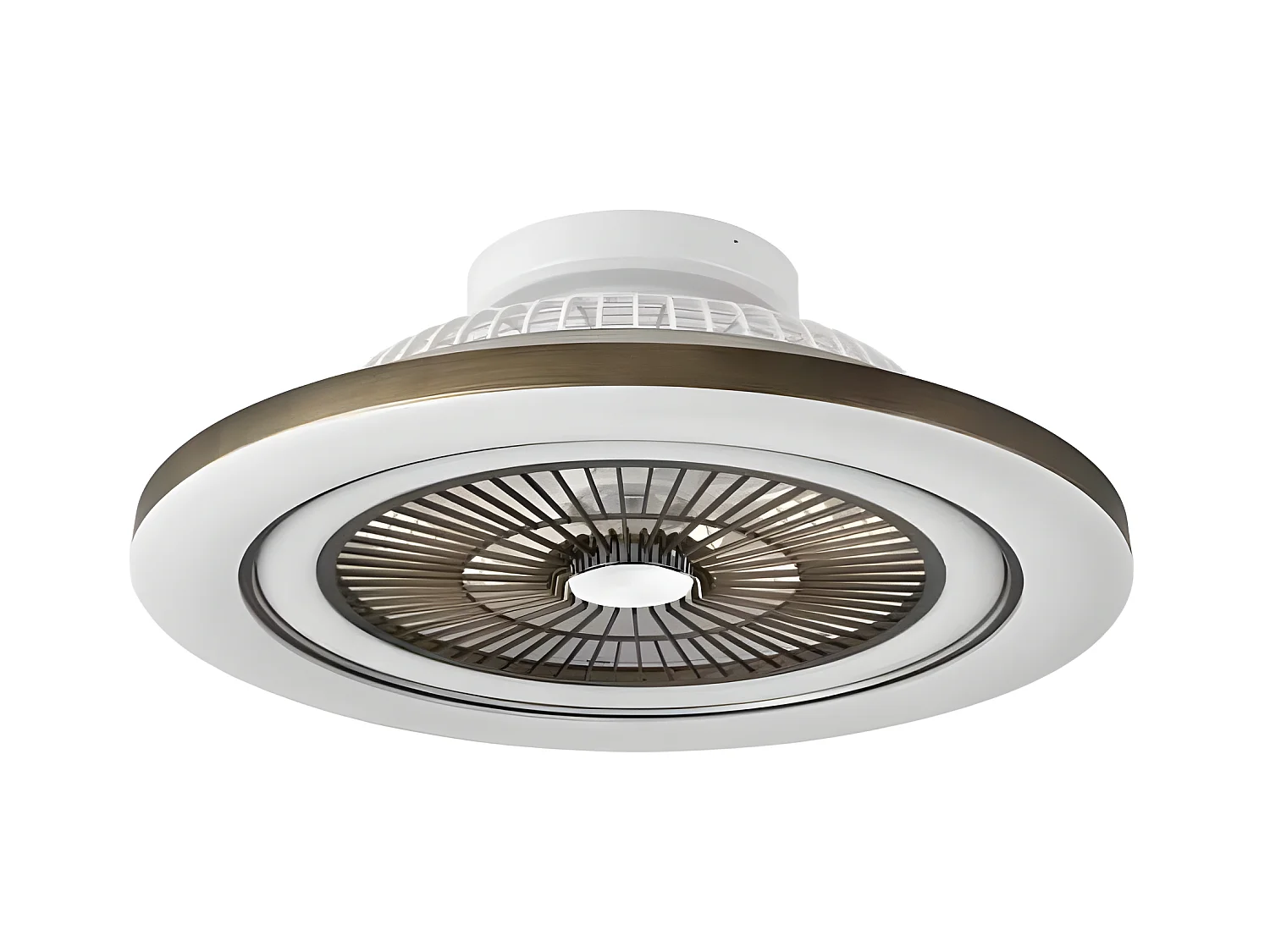 MATO DC ventilatore pelle led dimmerabile telecomando Fabrilamp